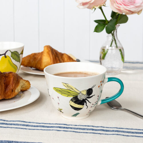 Rex Large Bone China Bee Mug