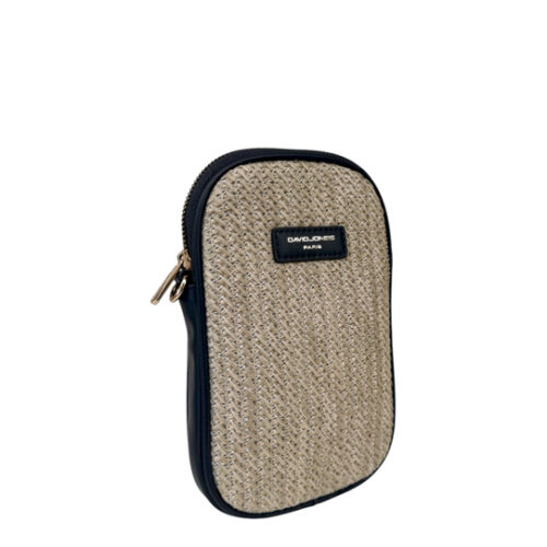 Natural Finish Navy Phone Bag