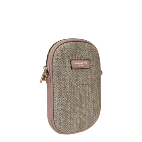 Natural Finish Pink Phone Bag
