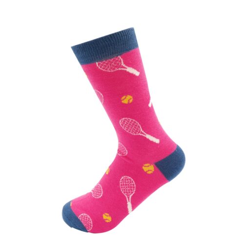 Tennis Ladies Socks - Hot Pink