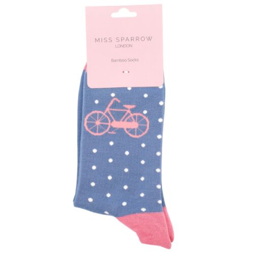 Miss Sparrow - Bike & Spots Blue