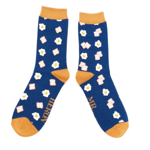 Mr Heron Eggs & Toast Socks