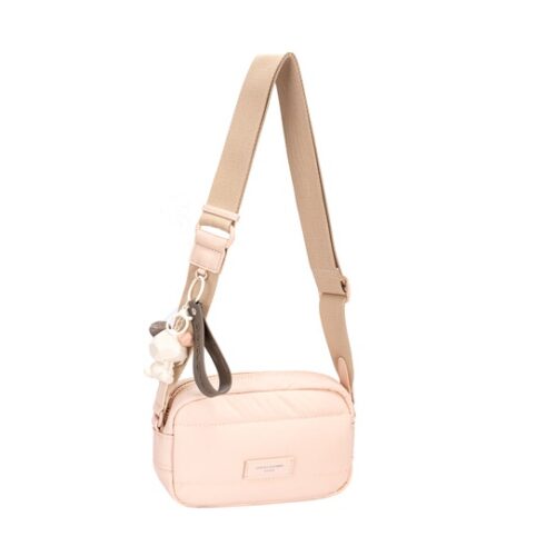 David Jones Padded Cross Body Bag - Pink