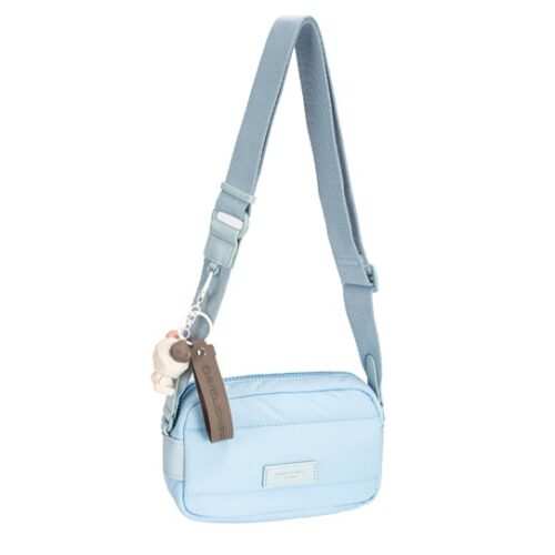 David Jones Padded Cross Body Bag - Blue