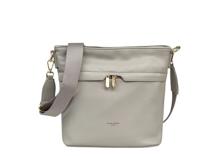 David Jones Warm Grey Cross Body Bag