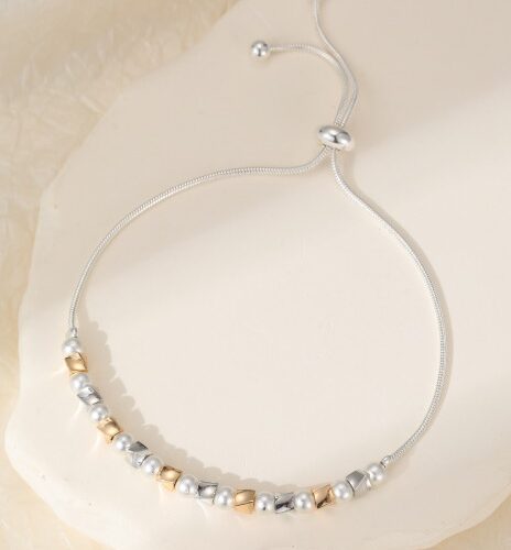 Gracee Adjustable Small Beaded Bracelet