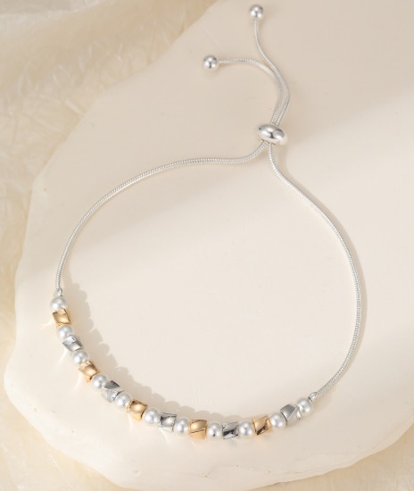 Gracee Adjustable Small Beaded Bracelet