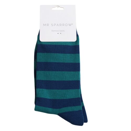 Mr Sparrow Simple Stripes - Teal