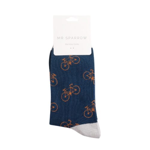 Mr Sparrow - Bikes Socks Navy
