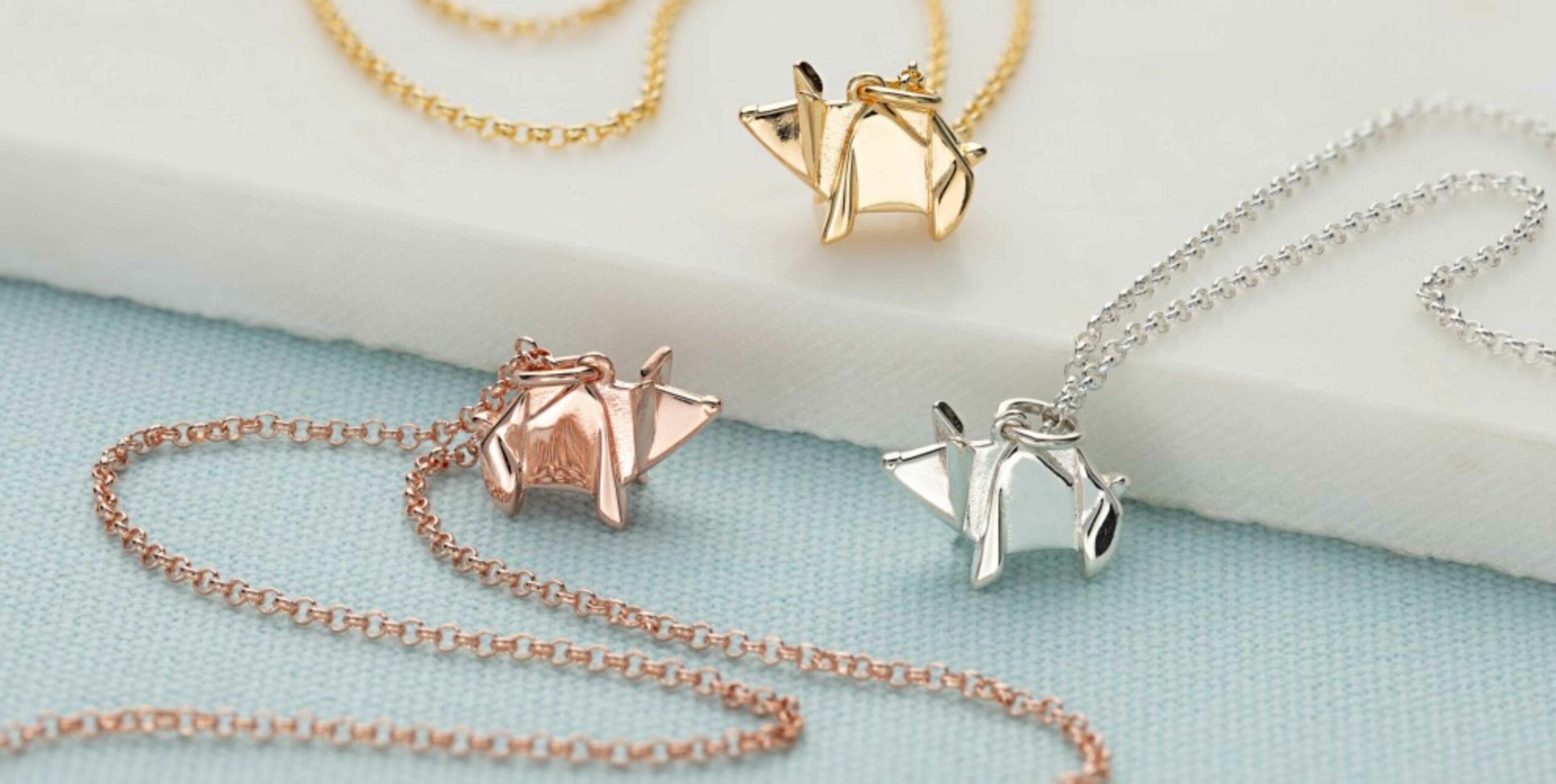 Geometric animal pendants