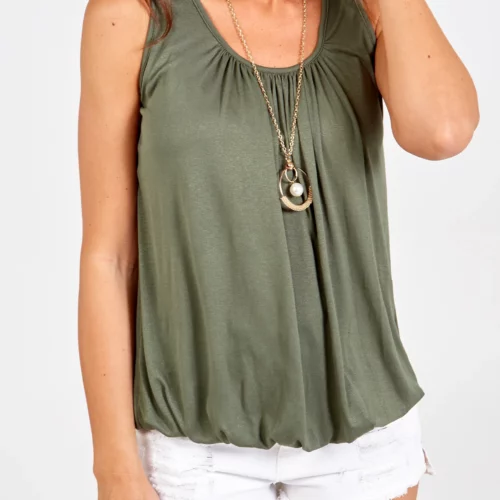Khaki Bubble Vest