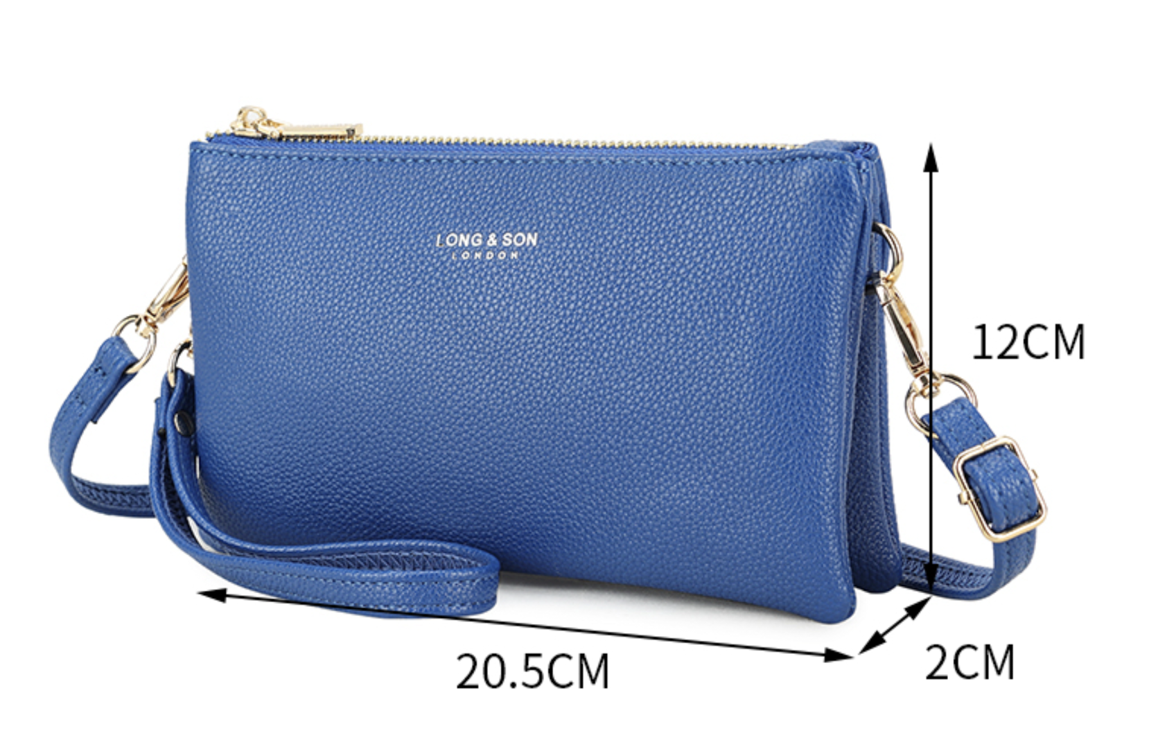 L&S Clutch With Long & Wrist Strap - Image 5
