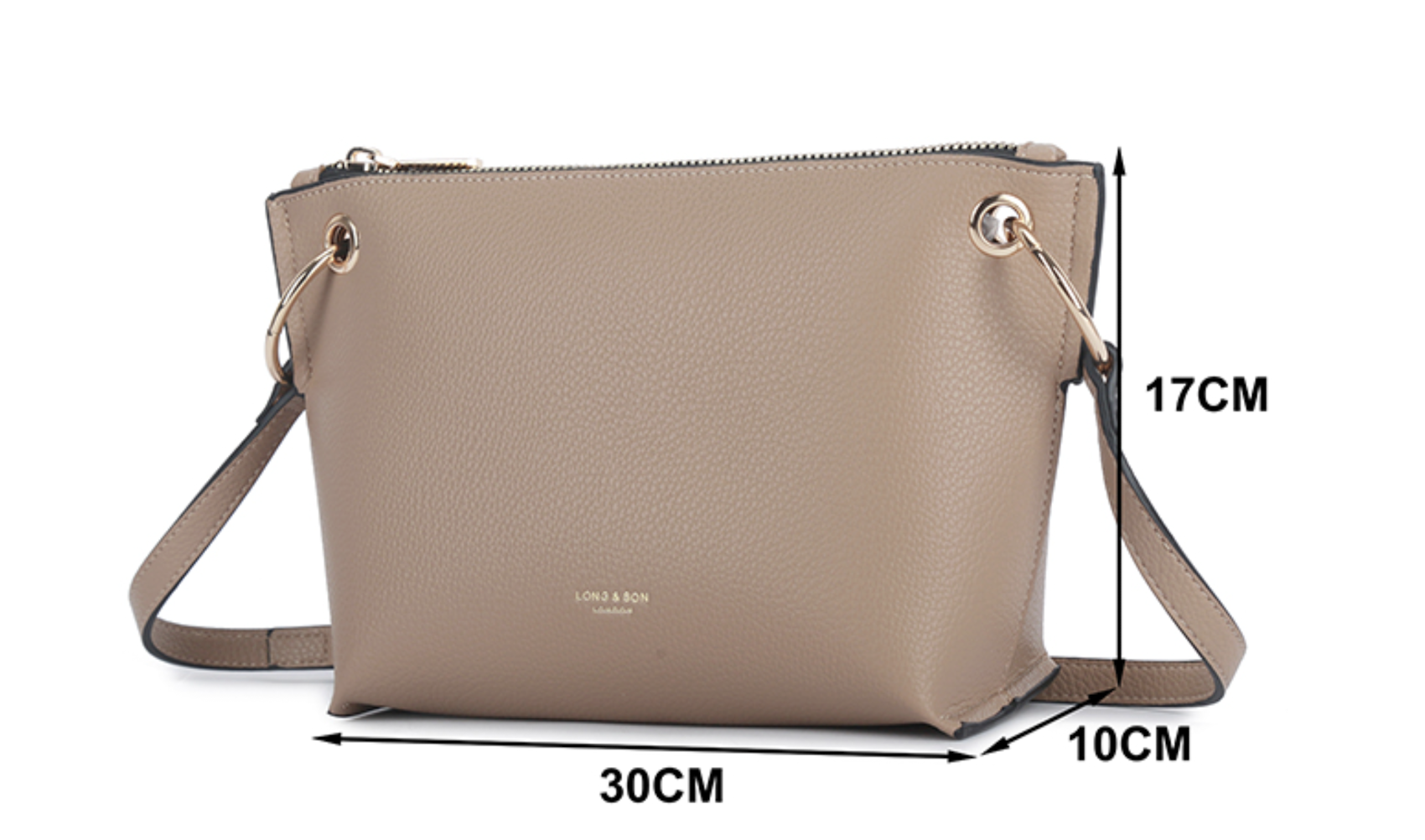 Long & Son Hoops Cross Body - Chocolate - Image 2