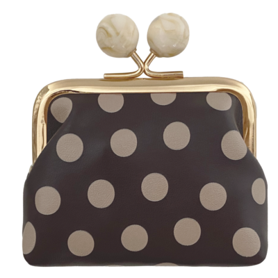 Long & Son Dotty Purse - Coffee