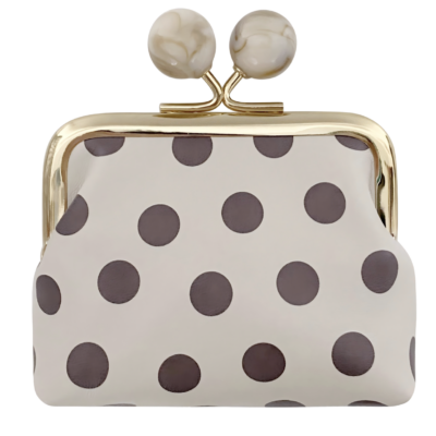 Long & Son Dotty Purse - Beige