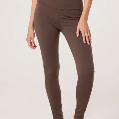 Fleece Lined Wide Waistband Leggings