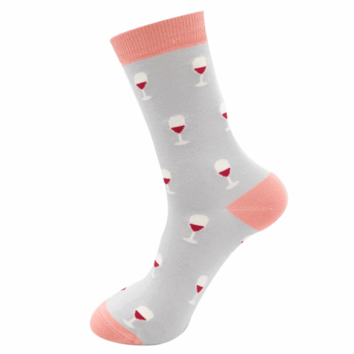 Wine Glass Ladies Socks